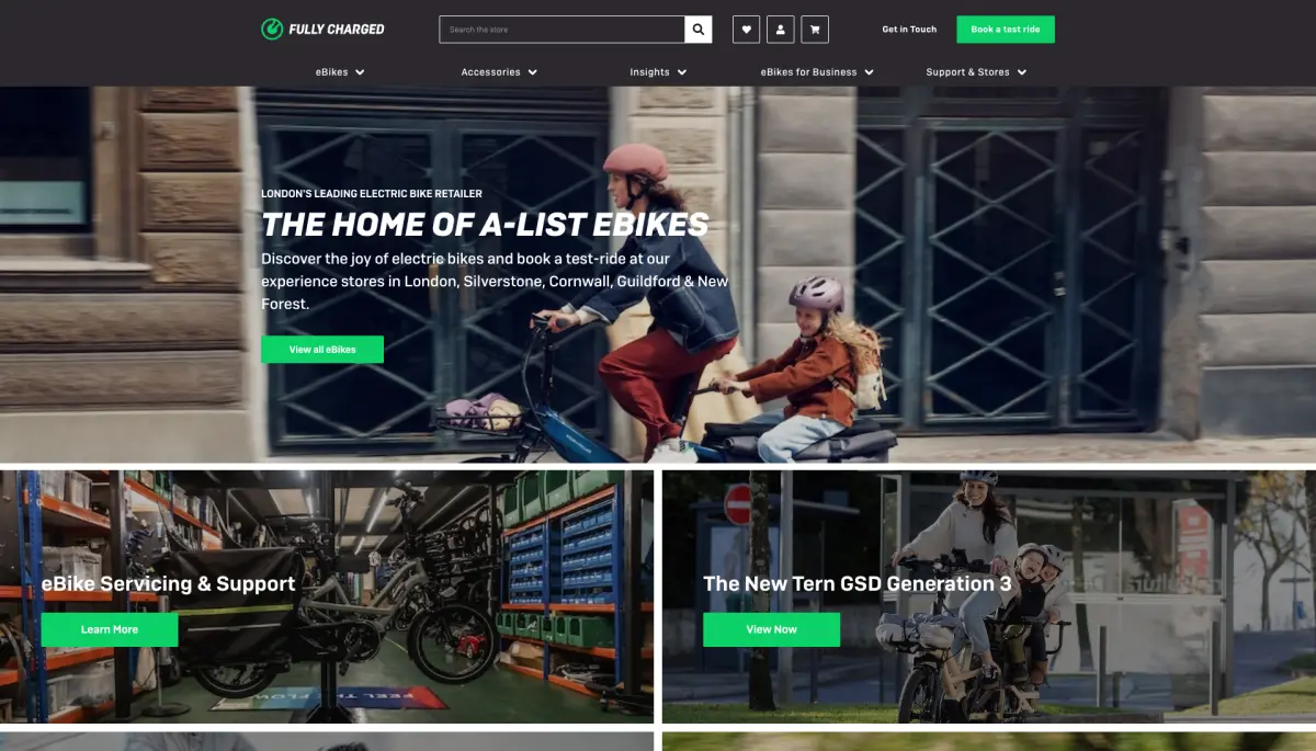 Fully Charged ecommerce case study - Vibrant ecommerce platform for a leading party supplies reta...