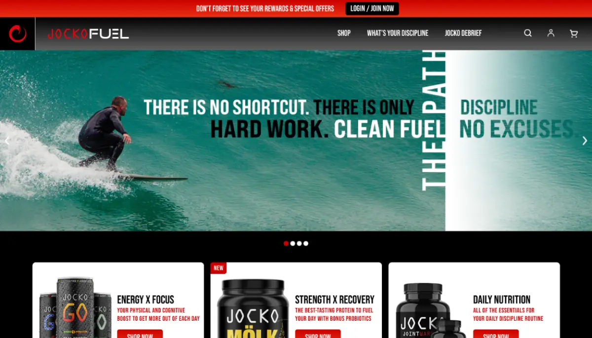 Jocko Fuel ecommerce case study - Scalable ecommerce solution for Ireland's largest sportswear...